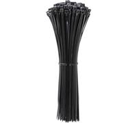 Quadrios 24CA364 24CA364 Serre-câble 500 mm 4 mm noir stabilisé aux UV 100 pc(s)