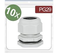 Quadrios 24CA399 Presse-étoupe PG29 Polyamide gris 10 pc(s)