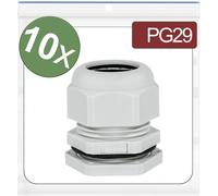 Quadrios 24CA399 Presse-étoupe PG29 Polyamide gris 10 pc(s)