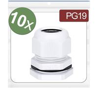 Quadrios 24CA409 Presse-étoupe Polyamide blanc 10 pc(s)