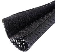 Quadrios 25CA482 25CA482 Gaine tressée noir PET 30 à 40 mm Marchandise vendue au mètre