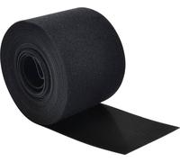 Quadrios 25CA513 Bande auto-agrippante pour grouper partie velours et partie agrippante noir Marchandise vendue au mètre