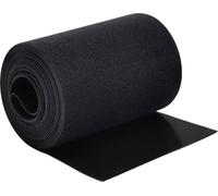 Quadrios 25CA514 Bande auto-agrippante pour grouper partie velours et partie agrippante noir Marchandise vendue au mètre