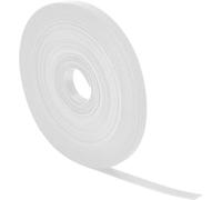 Quadrios 25CA515 Bande auto-agrippante pour grouper partie velours et partie agrippante blanc Marchandise vendue au mètre