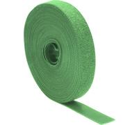 Quadrios 25CA522 Bande auto-agrippante pour grouper partie velours et partie agrippante vert Marchandise vendue au mètre