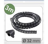 Quadrios 25CA740 25CA740 Gaine pour câbles 32 mm (max) noir 3 m