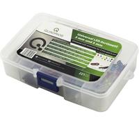 Quadrios Assortiment de LEDs rouge, vert, jaune, bleu, blanc froid 3 mm, 5 mm 20 mA 2.0 V