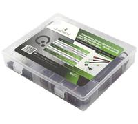 Quadrios Assortiment de LEDs rouge, vert, jaune, bleu, blanc froid, blanc chaud 3 mm 20 mA 3.0 V