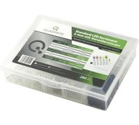 QUADRIOS Assortiment de LEDs rouge, vert, jaune, bleu, blanc froid et blanc chaud 5 mm 20 mA 3.0 V