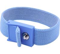 Quadrios Bracelet antistatique (ESD) bleu Bouton-pression 4 mm