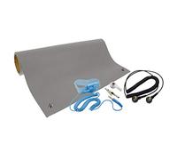 Quadrios Ensemble avec Tapis Antistatique (ESD) Gris (L x l) 1200 mm x 600 mm