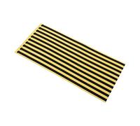 QUADRIOS Bandes antistatiques jetables pour chaussures ESD 10 pièces jaune/noir