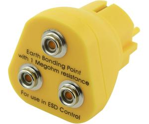 Quadrios Fiche de mise à la terre antistatique (ESD) Pression mâle 10 mm