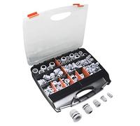 Quadrios GmbH Assortiment de presse-étoupes 224 pièces (métrique, couleur gris) IP68 RoHS REACH dans coffret professionnel qualité industrielle