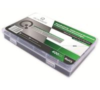 QUADRIOS GmbH Assortiment de résistances à couche métallique 1 Ohm - 1 m Ohm - 20 valeurs standard E96 (400 pièces, 0,5 W, tolérance : 1%)