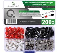 QUADRIOS Jeu d'embouts Duo, 22C483, 0,5-1,5 mm², partiellement isolés, 200 pcs.