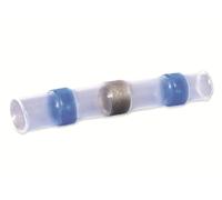 Quadrios Lot de 22C463 - Connecteur avec gaine thermorétractable - 1,5 mm² - 2,5 mm² - Entièrement isolé - Bleu