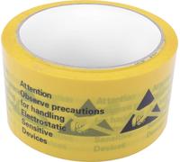 Quadrios Ruban adhésif antistatique (ESD) 1 pc(s) jaune, noir (L x l) 50 m x 48 mm