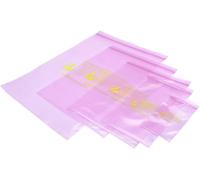 Quadrios Sachet antistatique (ESD) (L x l) 75 mm x 125 mm conductible Lettre d'identification ESD D 10 pc(s)