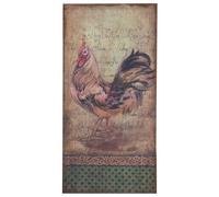 Quadro d’impression Biscottini Toile en Jute Rustique 40x80 Vintage