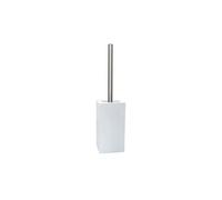 Spirella Brosse WC avec Support Porcelaine Quadro Blanc