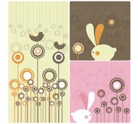 Quadro TWO RABBITS G1608 PINTDECOR