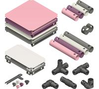 Quadro Upgrade Kit Home – kit d’extension 188 pièces pour marches, toboggans et structures d’escalade Quadro – Berry