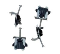 QUADRON Agrafes de fixation pour éviers, jeu de 4, clips pour éviers de cuisine Agrafes de fixation, douches, crochets pour éviers en granit encastrés, kit de montage pour Bill 110, Jerry 116 BLM