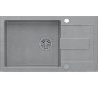 Quadron Christian évier graniteq 78x45 cm gris/graphite/onyx HCQC57845SZK_PC