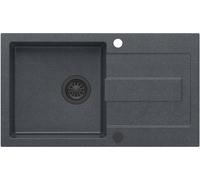 Quadron Christian évier graniteq 78x45 cm noir HCQC7845CZK_PC