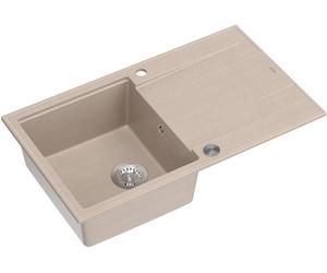 Quadron Evan évier graniteq 86x50 cm beige HCQE8650U2_BS_P2O
