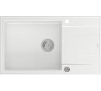 Quadron Evan évier graniteq 86x50 cm blanc HCQE58650U1_BS_P2O