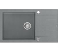 Quadron Evan évier graniteq 86x50 cm gris/graphite/onyx HCQE58650U5_BS_P2O