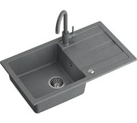 Quadron Go Max évier avec mitigeur gris/ TQ7744GMSZ