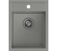 Quadron Johnny évier graniteq 50x39 cm gris/graphite/onyx HCQJ3950SZK