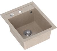 Quadron Johnny évier graniteq 50x43 cm beige HCQJ4350BEZK