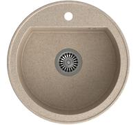 Quadron Johnny évier graniteq 51x51 cm beige HCQC5151BEZK