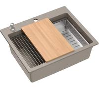 Quadron Kurt 110 évier graniteq 59.5x50 cm beige HCQK5052ST