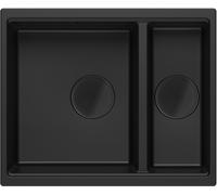 Quadron Logan évier graniteq 55x46 cm noir HCQL5646U7-BLM_U