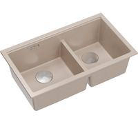 Quadron Logan évier graniteq 76x45 cm beige HQL7645U2_BS_U