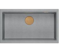 Quadron Logan évier graniteq 76x45 cm gris/graphite/onyx HQD7644U5_PVDC1_U