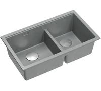 Quadron Logan évier graniteq 76x45 cm gris/graphite/onyx HQL7645U5_BS_U