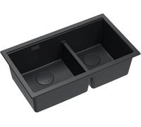 Quadron Logan évier graniteq 76x45 cm noir HQL7645U7BLMU