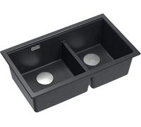 Quadron Logan évier graniteq 76x45 cm noir HQL7645U8_BS_U