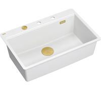 Quadron Marc évier graniteq 75x49 cm blanc HQM7650U1_FM_PVDG1