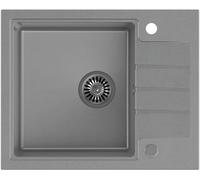 Quadron Peter évier graniteq 62x50 cm gris/graphite/onyx HCQP6250SZK