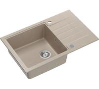 Quadron Peter évier graniteq 78x50 cm beige HCQP7850BEZP