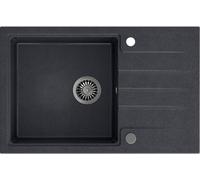 Quadron Peter évier graniteq 78x50 cm noir HCQP7850CZK
