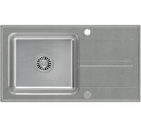 Quadron Ralph évier granit-acier inoxydable 78x43 cm gris/graphite/onyx FUS_R7843SZ