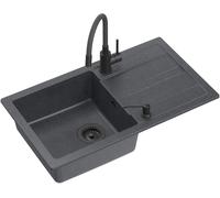 Quadron Ready Max évier avec mitigeur noir/noire TQ7744RMBLM